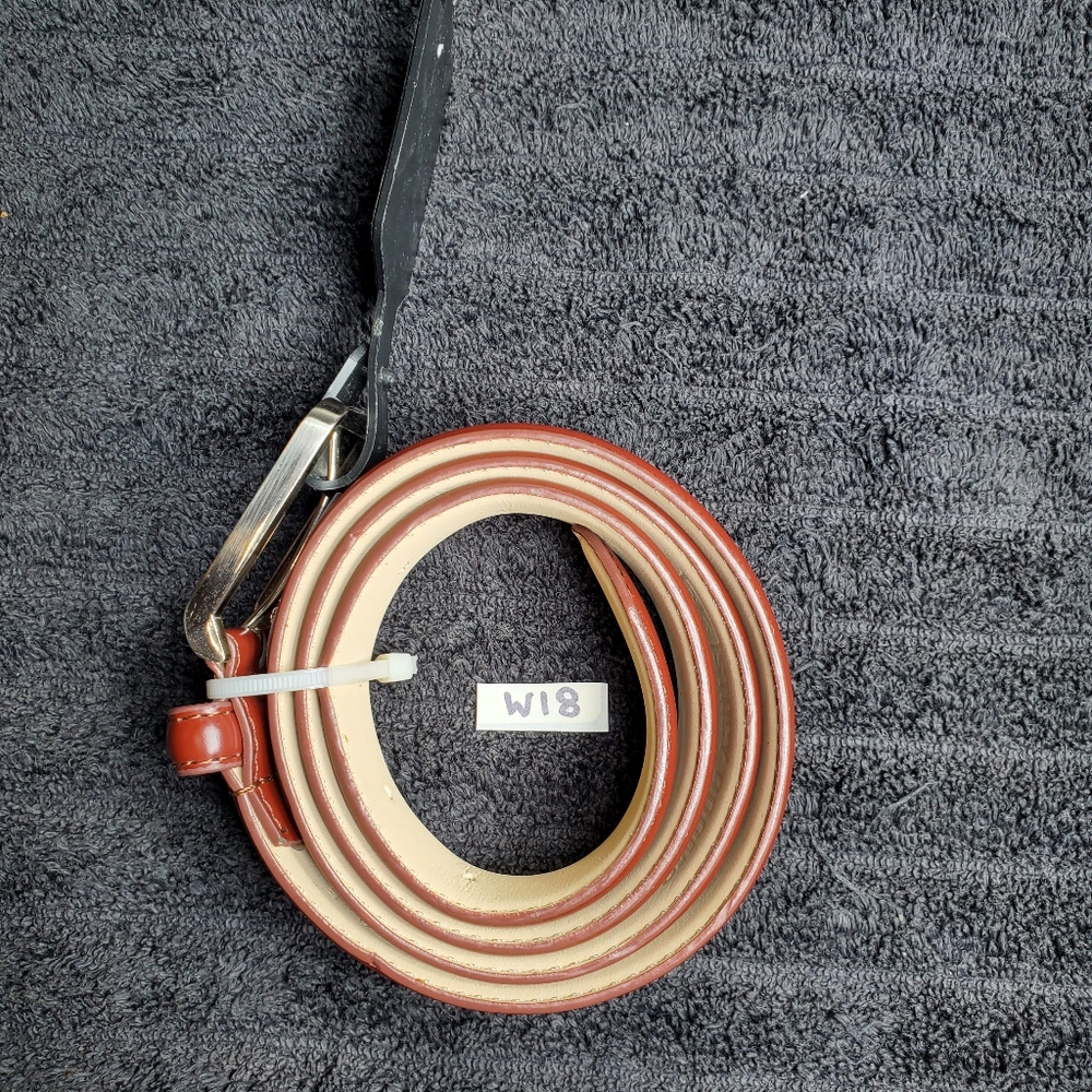 Men's Belt | Size: 34 | Color: Brown | 1-Sided | SKU: W-18 | RRR Belts